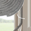 33 Ft Weather Stripping Windows Doors 0.35" Wide x 0.6" Thick - size: 0.35'' Wide X 0.6'' Thick
