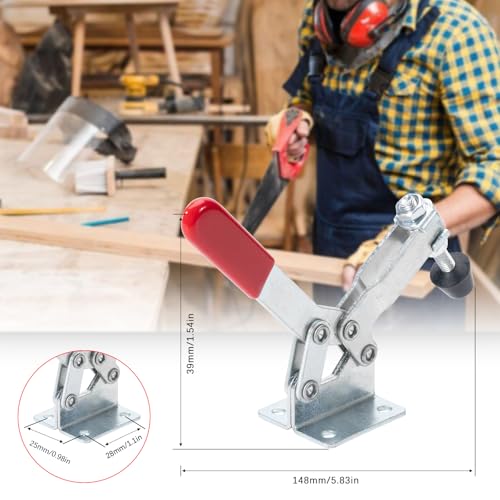 201C Horizontal Toggle Clamp, 10-Pack, 220 lb Holding Capacity - style: 201C,10PK