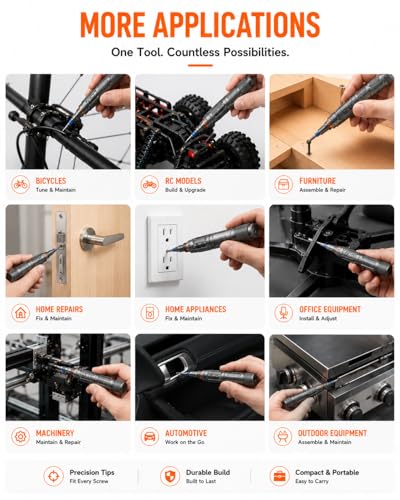 DYLIFE 66 in 1 Magnetic Ratcheting Screwdriver Set with Detachable Handle - size: 66 In 1