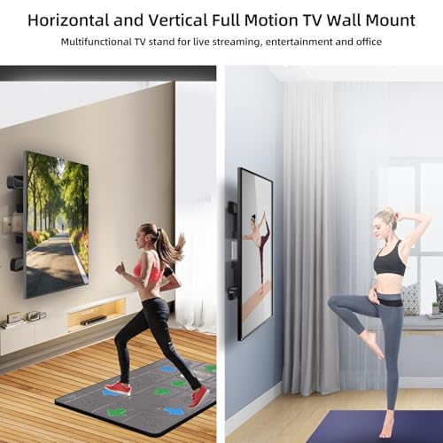 Portrait TV Mount for 32-65 inch, Vertical TV Mount ±90° Rotating - size: 32-65 Inch