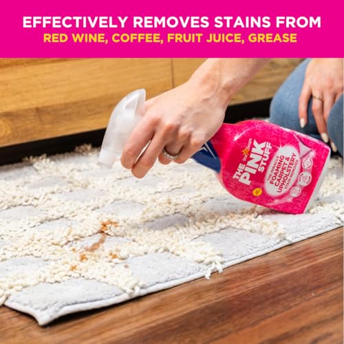Stardrops - The Pink Stuff - The Miracle Foaming Carpet & Upholstery Stain Remover (Pack of 2) - size: 16.9 Fl Oz (Pack of 2)
