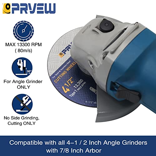 30-Pack Cut Off Wheels Cutting Discs 4 1/2 Inch for Angle Grinder - style: 4.5"x0.04"x7/8"(30-PK)