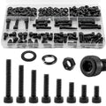 176Pcs UIETUIL M6 Hex Socket Head Cap Screws Kit, M6x8-35mm, 12.9 - size: M6 Cap 12.9 - 176PCS