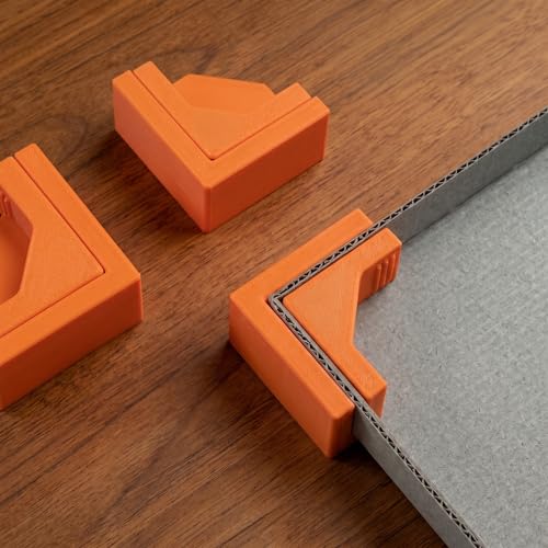 4-Pack Magnetic 90 Degree Positioning Squares for Craft Box Making