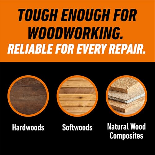 Gorilla Ultimate Waterproof Wood Glue, Natural Color, 8 oz - size: 8oz, style: 1 Pack Bottle