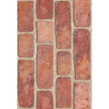 Main Street Peel and Stick Wallpaper Sheets, Red Brick, 12-Pack - style: Red Brick
