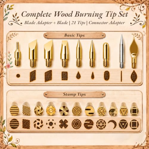 JJRING Wood Burning Kit - 62PCS Professional Wood Burning Tool With Adjustable Temperature Pyrography Pen, 24-Color Paint Set, Wood Slices & Stencils, Complete Wood burner Crafts Kit For Beginners