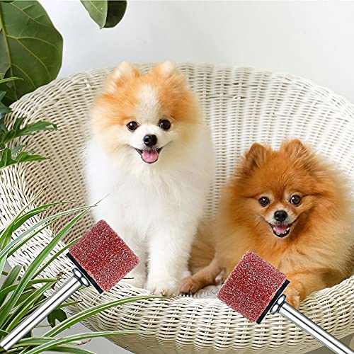 Leelosp 22Pcs Dog Nail Grinder Bands Drums,1/2 Inch 60 Grit and 100 Grit - size: 1/2 Inch 60 Grit and 100 Grit