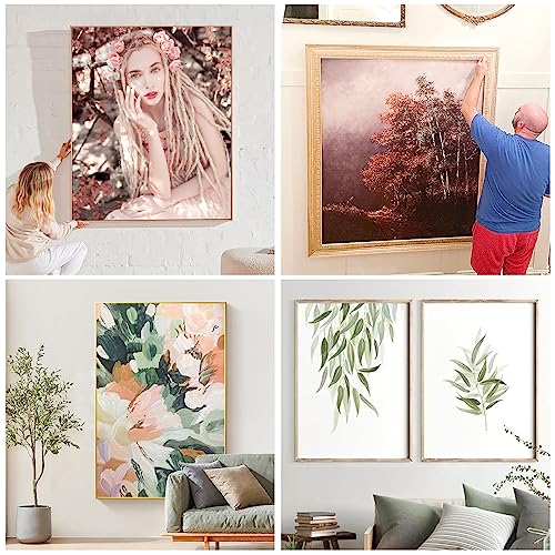 MAPVOLUT 88Pcs Heavy Duty Picture Hanging Wire Kit, Include 50Ft Stainless Steel Wire Picture Hanging for Photo Mirror Frame, up to 110lbs, D Ring, Picture Hangers, Screws, Hanging Hooks, Nails, Level - style: Picture Hanging Wire Kit