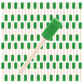 1" Foam Paint Brushes, 100 Pack, 1-Inch Painting Sponges (Green) - color: Green, size: 1"