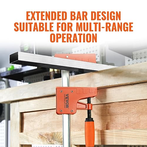 VEVOR 50" Parallel Bar Clamp Set, 1100 lbs Load Limit, 2-Pack - size: 50"(2 Pack), style: Heavy-Duty