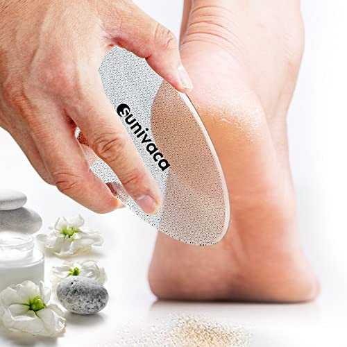 Glass Foot File Callus Remover for Feet, Heel Scraper, Pumice Stone, Diabetic Feet Scrubber Dead Skin Remover for Feet Professional Pedicure Tools - color: Coarse-pro