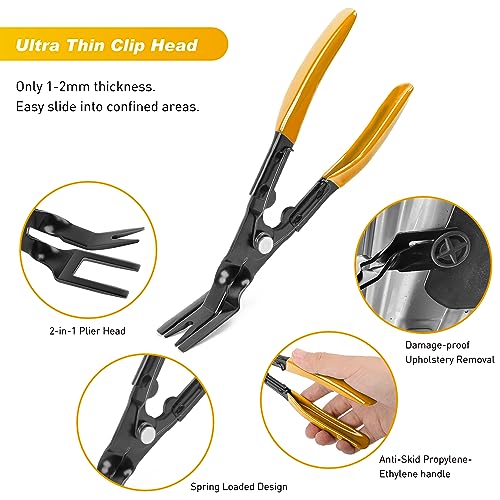 GOOACC 19Pcs Trim Removal Tool Set with Storage Bag - color: Yellow
