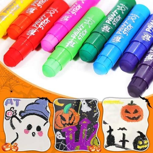 TBC The Best Crafts Paint Sticks for Kids Ages 2-8, 12 Classic Colors - color: 12