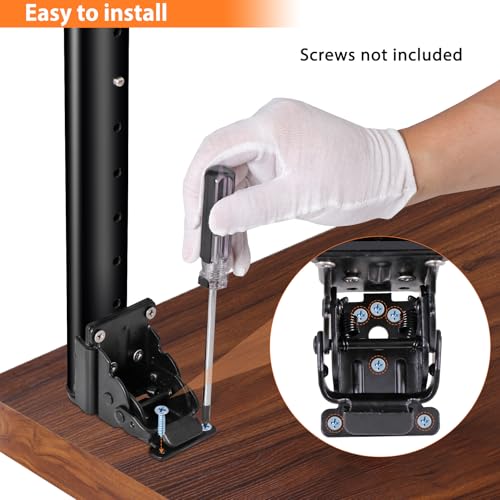 Folding Adjustable Table Legs 2 PCS for Outdoor Camper, RV - size: Adjustable Height - 22.5”- 34.5”