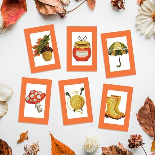 DIAMOND ART CLUB Mini Dazzles - Autumn Diamond Art Kits for Adults - color: Autumn