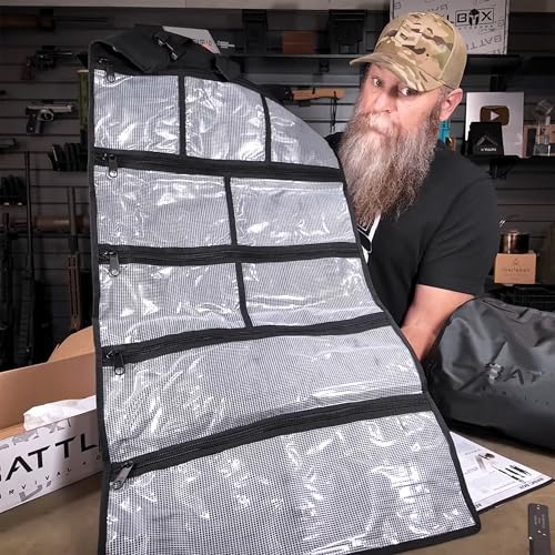 BATTLBOX Bug Out Roll Organizer, Survival Gear Bag for Preppers, BOB Kit