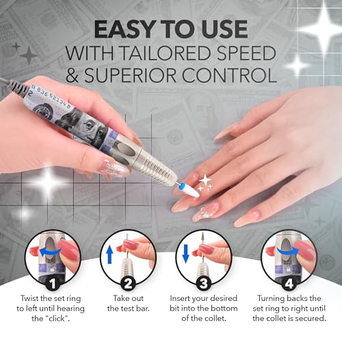 M Max Nail Drill Special Edition, Brushless, 35000 RPM - size: Special Edition - Money