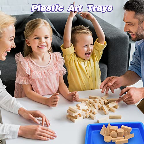 10 Pack Activity Plastic Crafts Art Tray,12.4”x 9.3" x 1.2"