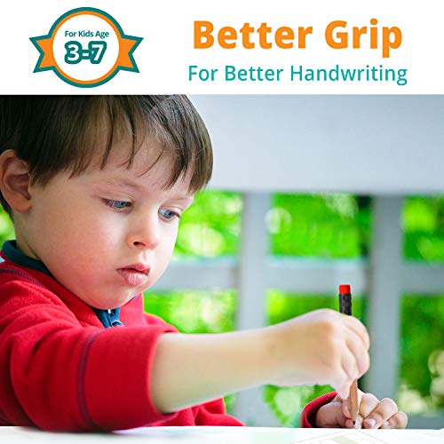 Channie's My First Pencil, Easy-to-Hold Jumbo Pencils for Preschoolers, Kindergarteners & 1st Graders, Brown Wooden 2B Fat Pencils for Kids Ages 3-7, 2 Pack (5 Each) + Sharpener - style: Easy to Hold Wooden Lead 2B Graphite Pre-Sharpened Pencils