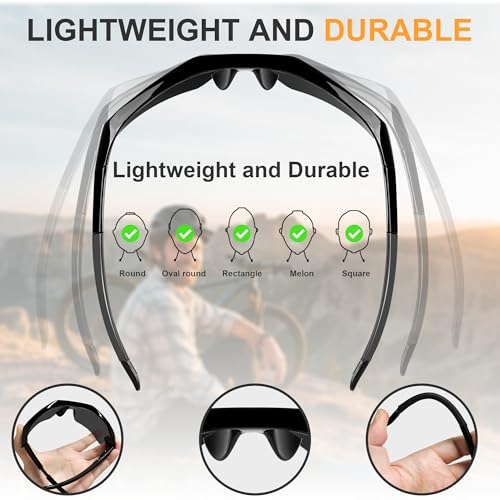 Safety Glasses for Men, Anti Scratch & UV Protection Work Glasses - color: 12pack-dark Grey