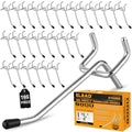 ELEAD 105-Piece 2 Inch Pegboard Hooks, Heavy Duty Peg Board Organizer Accessories, Peg Board Tool Hangers Fit for 1/4" and 1/8" Pegboard Hanging Tools Garage, Workshop, and Craft Storage - style: 105-Piece 2 Inch