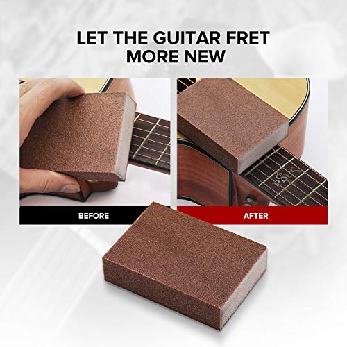 MIFOGE 45Pcs Guitar Repairing Maintenance Tool Kit with Carry Bag