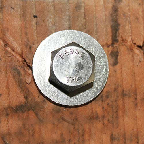 Bolt Fullerkreg 5/16-18x5 Stainless Steel Hex Head Screws Bolts - size: (5 Sets) 5/16x5"
