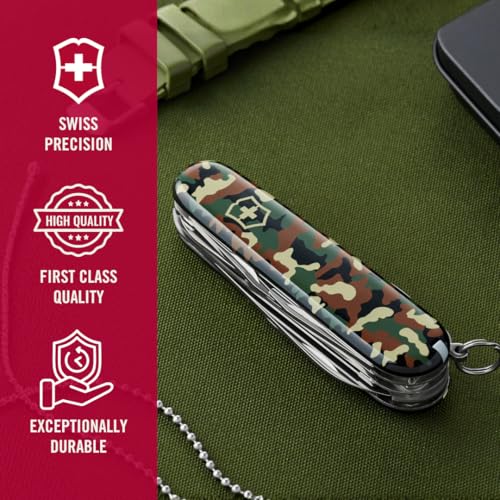 Victorinox Huntsman Swiss Army, 15 Function Pocket knife, Camouflage - color: Camouflage, style: Single Knife