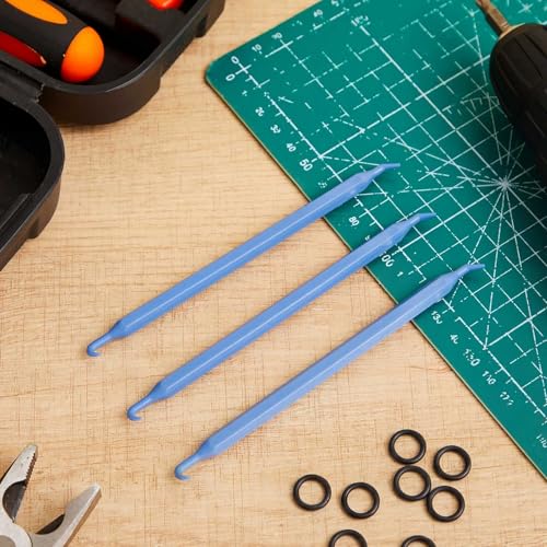 10 Pcs 5.5 Inch Plastic O Ring Pick Set Non Scratch Tool, Blue - color: Blue
