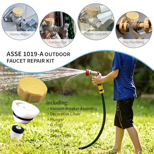 Plastic Vacuum Breaker Repair Kit for Outdoor Faucet, （1pc）