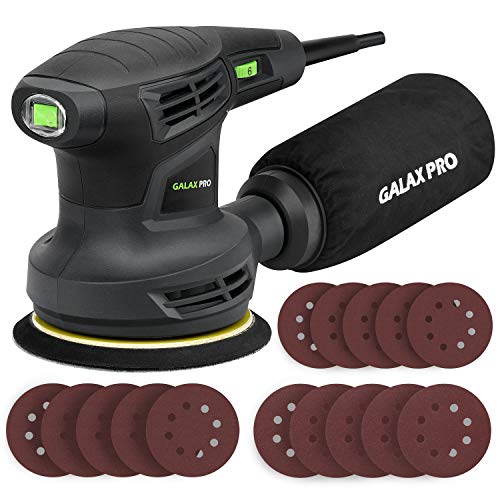 GALAX PRO 13000OPM Random Orbital Sander 6 Variable Speed with 15 Sandpaper - style: 280W