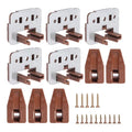 5Pcs Drawer Slide Track Guide Glide with Drawer Guide Metal Backing and Drawer Stop for Center Mount Drawer for Dressers for Nightstand for Rite-Trak I 168 Drawer Slide Systems - style: 5Pcs w/metal backing