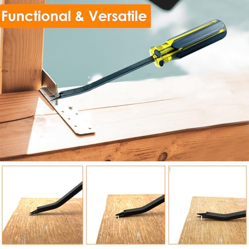 Upholstery Staple Remover - Staple Puller, Upholstery Tools Tack Lifter with Double Prongs Staple Remover Tool for Removing Staples, Nails or Tacks for Furniture Carpet Floor Carton - size: 1pc Staple Remover