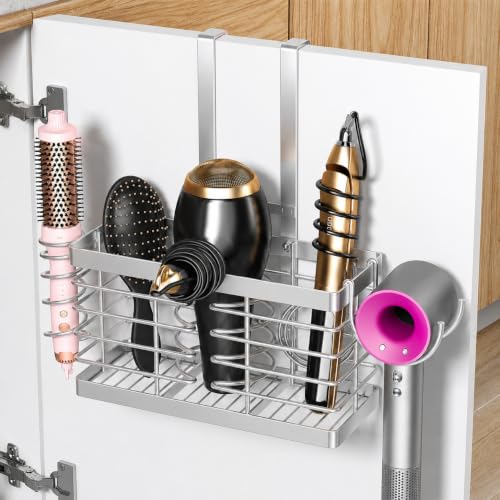 2026 Upgraded 3-in-1 Universal Hair Tool Organizer, L Size, Sliver - color: L-Silver