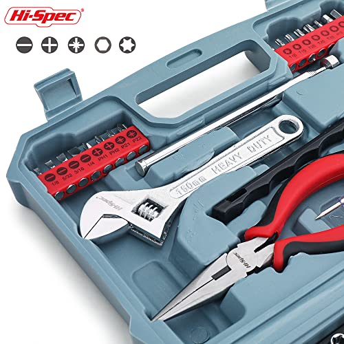 Hi-Spec Compact Auto Garage Tool Kit with Digital Tire Pressure Gauge - size: 65 PCS
