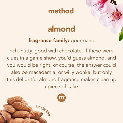 Method Daily Wood Cleaner, Plant-Based Formula that Cleans Shelves, Tables, and Other Wooden Surfaces While Removing Dust & Grime, Almond Scent, 828 ml Spray Bottles, Packaging May Vary (Pack of 2) - size: 28 Fl Oz (Pack of 2)