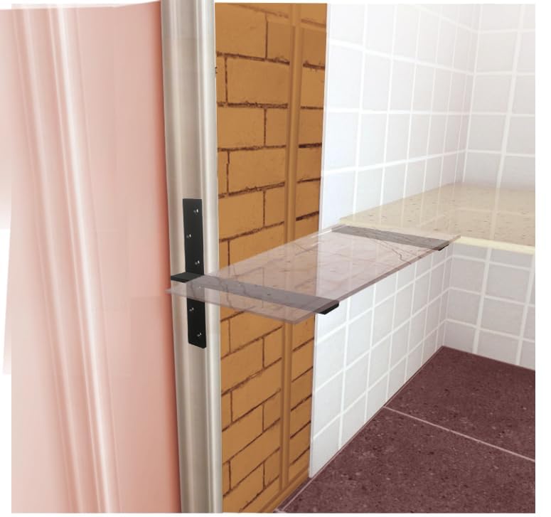 2 Pack 16" Heavy Duty T Floating Shelf Brackets - 1/2" Thick Steel, Hidden Knee Wall Support for Granite Countertops/Cabinets/Dishwashers - size: 16 Inch, style: 2 PACK