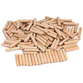 ZOENHOU 1000 PCS 5/16" x 1 1/2" Wooden Dowel Pins, Straight Dowel Rods Made of Hard Wood, Fluted Wood Dowel Plugs with Beveled Ends Tapered for Easy Insertion, Accessory Kit for Woodworking Furniture - size: 5/16" x 1 1/2"