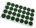 Shepherd Hardware 9421 3/8-Inch Self-Adhesive Felt Furniture Pads, 28-Count, Green - style: 3/8", 28 pieces