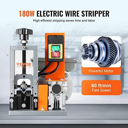 VEVOR Electric Wire Stripper Machine 0.06-1.18 in Automatic Stripping