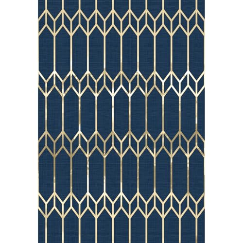 Main Street Peel and Stick Wallpaper Sheets, Indigo Diamonds, 12 Pack - style: Indigo Diamonds