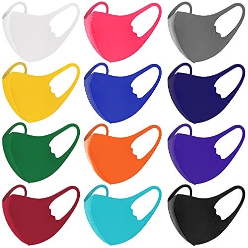 12 Pack Unisex Children Dust Protection, Breathable, Washable and Reusable Face Masks, Boys & Girls (12 PACK, SET VIII) - color: Set VIII, size: 1 Count (Pack of 12)