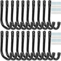 20 Pcs Heavy Duty Garage Storage Utility Hooks, 4.1Inch J Hangers Wall Hooks for Hanging Bikes, Ladders, Cord, Hose, Garden Tools - size: 4.1inch(20Pcs)