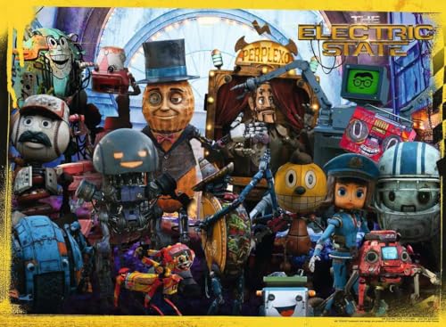 Ravensburger The Electric State: Drones Never! Bots Forever! 500 Piece Jigsaw Puzzle | Premium Quality Made in Europe | FSC Certified Materials