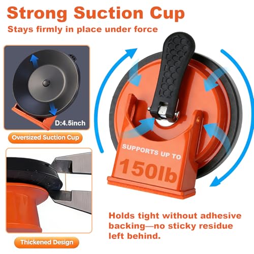 Floor Gap Fixer Tool, Heavy Duty Laminate Flooring Repair Tool with Enhanced Vacuum Suction Cup, Professional Plank Puller for Smooth Surface Wood Tile Hardwood Floor Gaps