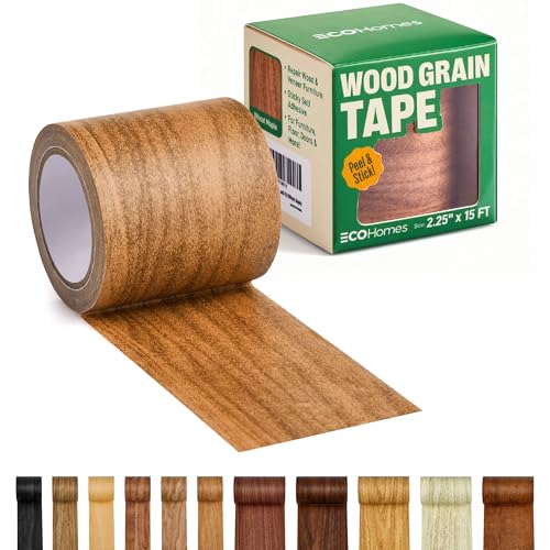 ECOHomes Wood Grain Repair Tape (Wheat Maple, 2.25 Inch x 15 Feet) - color: Wheat Maple, size: 2.25 Inch By 15 Ft