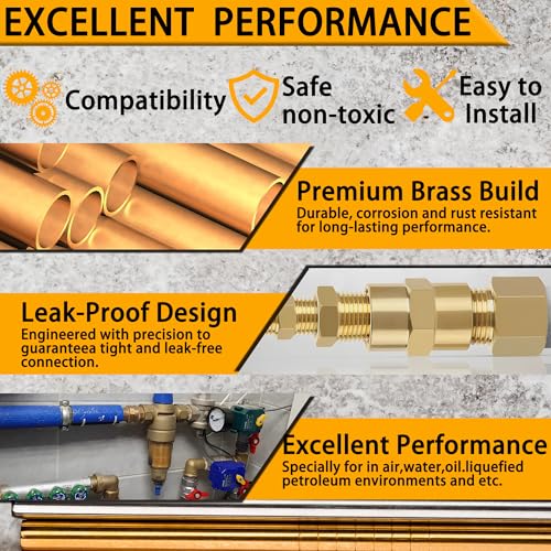 89-Piece Professional NPT Fitting Kit with Teflon Tape
