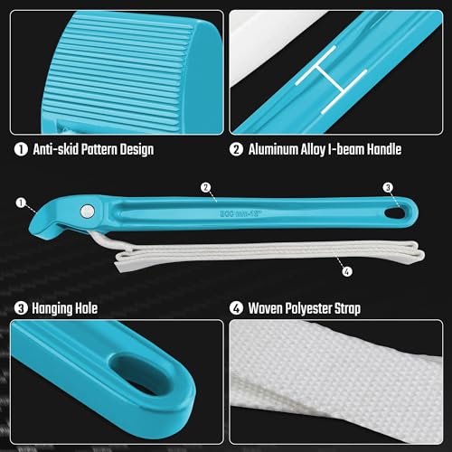 DURATECH Strap Wrench 12" Handle, Adjustable Nylon Strap Pipe Wrench, Blue - color: Blue, size: 12 Inch