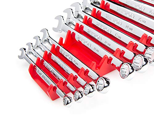 TEKTON 15-Tool Combination Wrench Organizer Rack (Red) | ORG29215 | Made in USA - color: Red, size: 15-Tool